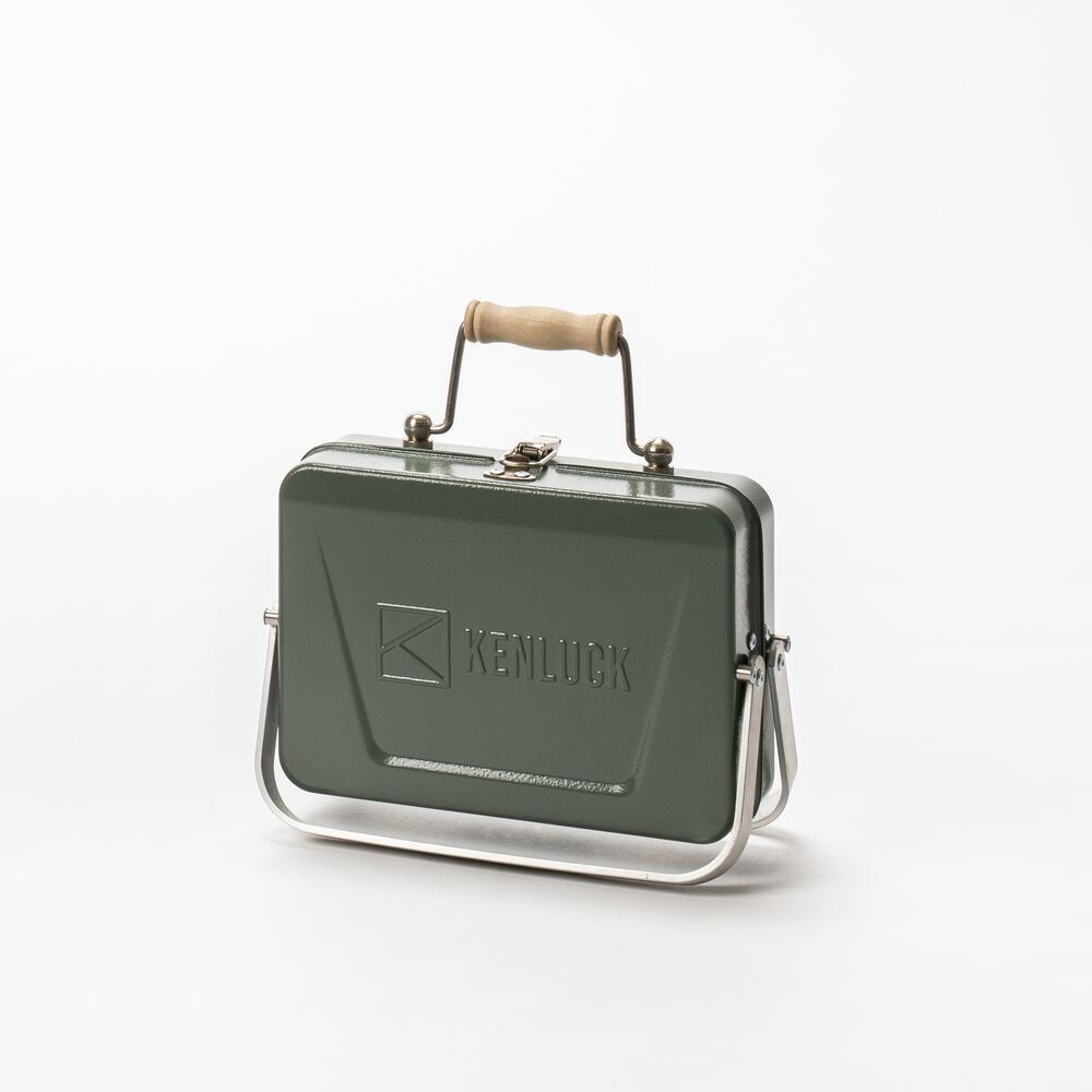 Kenluck Mini Grill / BBQ - Hammertone Gloss Green