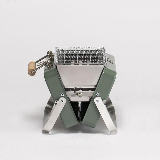 Kenluck Mini Grill / BBQ - Hammertone Gloss Green