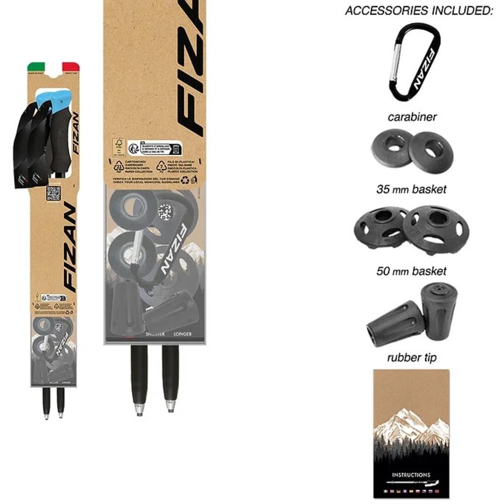 Fizan Compact 4 Collapsible Trekking Poles