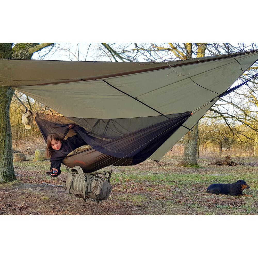 Bushmen Vagabond Hammock Set - Dark Olive
