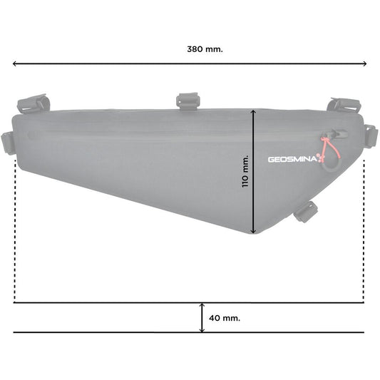 Geosmina Small Frame Bag Gravel