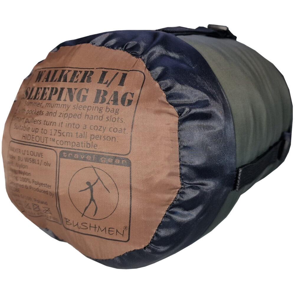 Bushmen WALKER 1L - Sleeping Bag - Olive