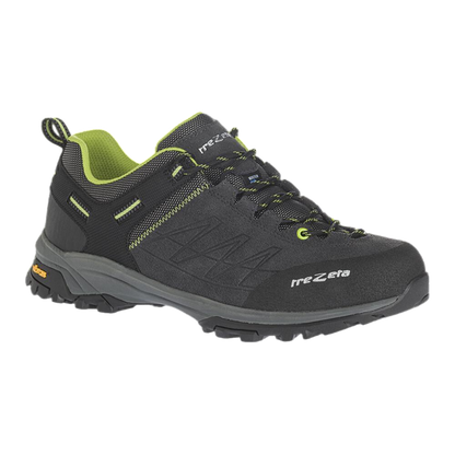 Trezeta Raider WP Waterproof Hiking Shoes in Dark Grey Lime Color
