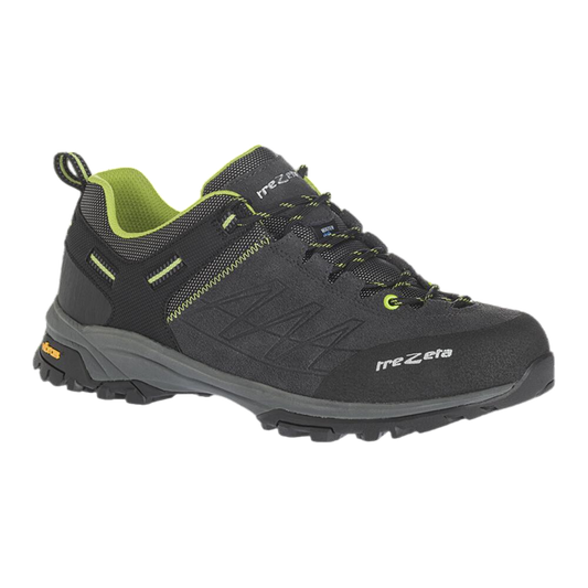 Trezeta Raider WP Waterproof Hiking Shoes in Dark Grey Lime Color