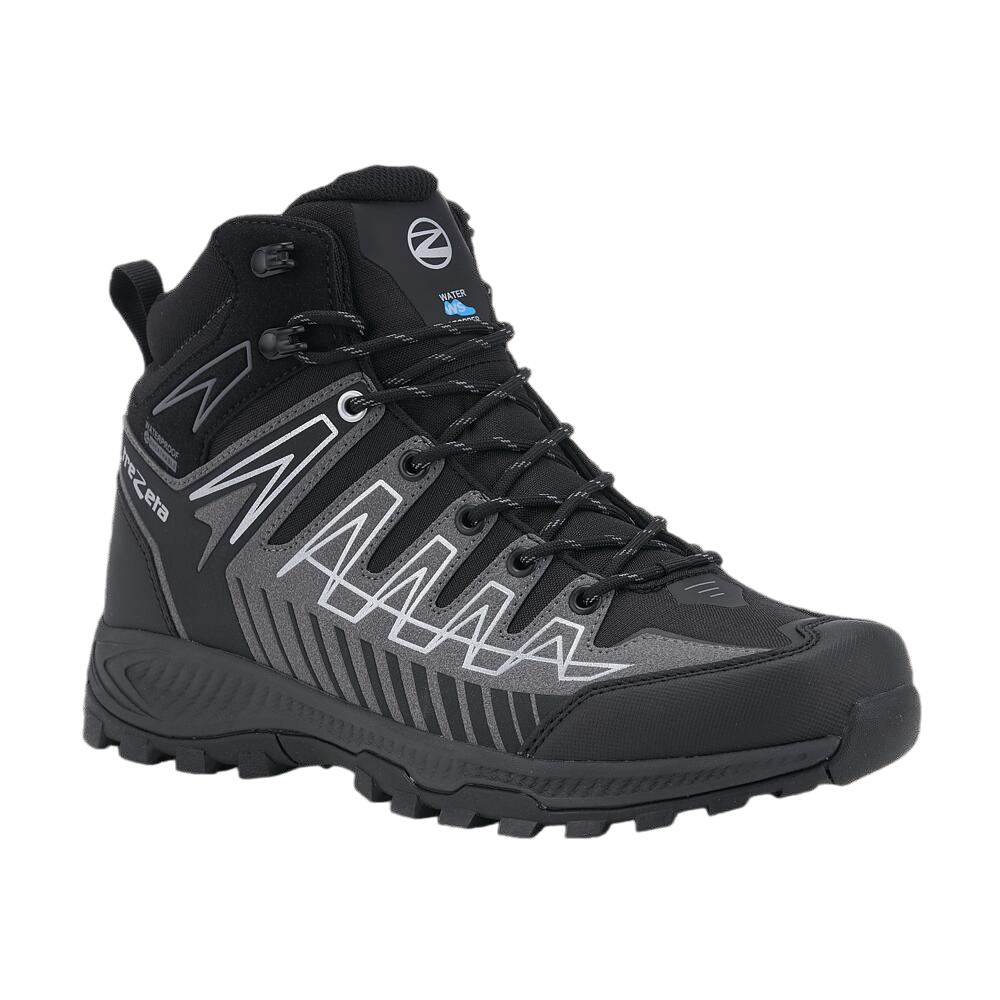Trezeta Thunder Mid WP Waterproof Hiking Boots Black Grey