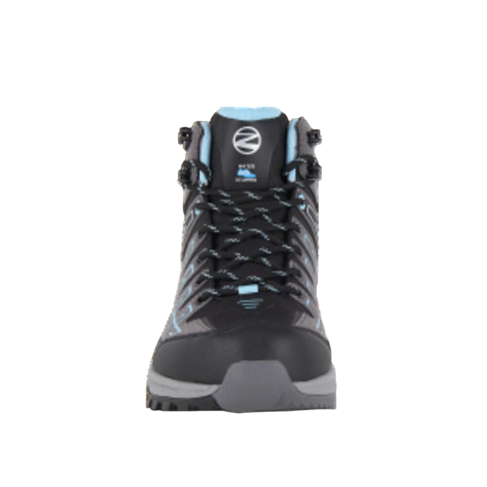 Trezeta Thunder Mid Women's Waterproof Hiking Shoes in Dark Grey Azure
