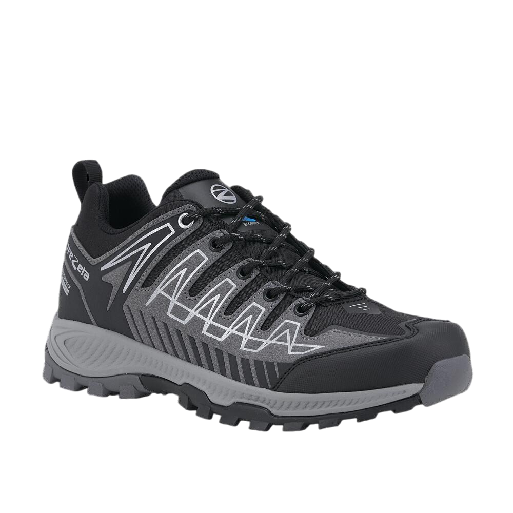Trezeta Thunder WP Waterproof Hiking Shoes in Black Grey