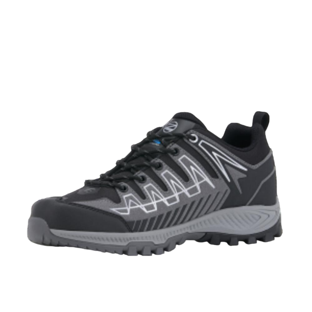 Trezeta Thunder WP Waterproof Hiking Shoes in Black Grey