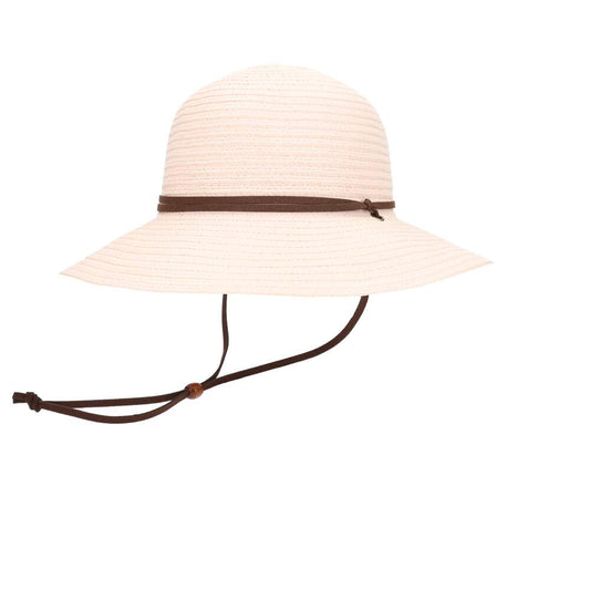CTR WANDERLUST Breeze Crushable Straw Hat in Pale Blush