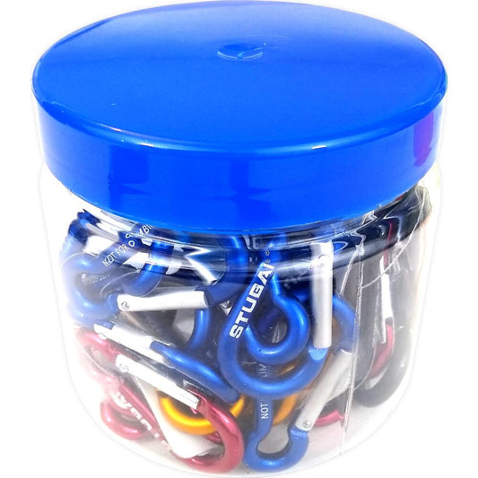 Stubai Attach Mini-Karabiner - 4 Colours Jar 40 Pcs