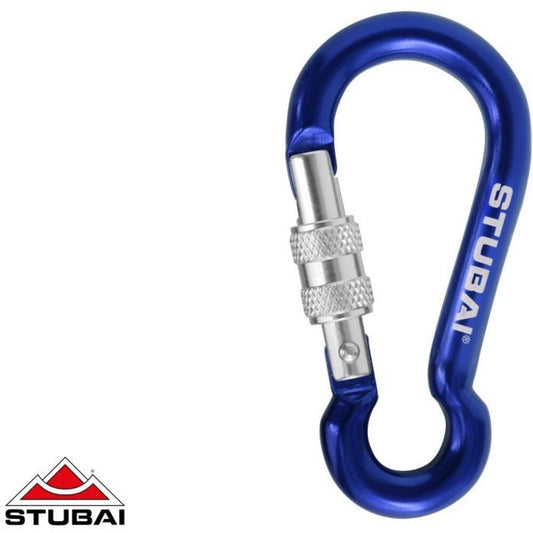 Stubai Dwarf Mini-Karabiner - Screwgate - Blue