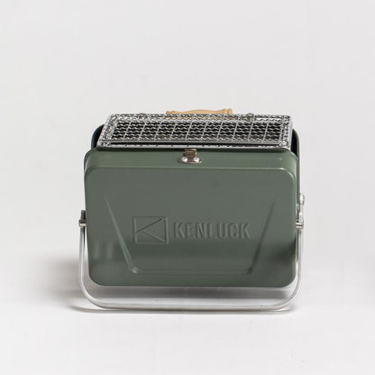 Kenluck Mini Grill / BBQ - Hammertone Gloss Green