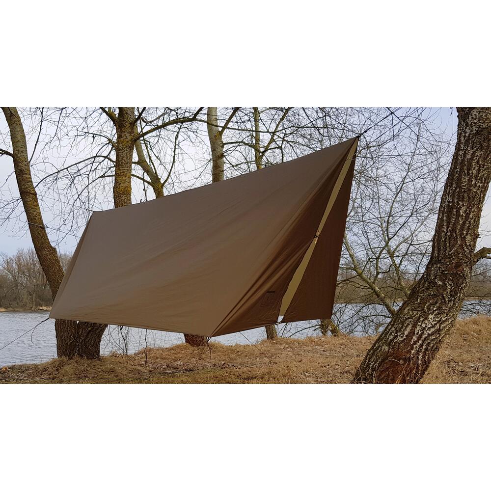 Bushmen Ultralight Tarp 3x3 Dark Olive