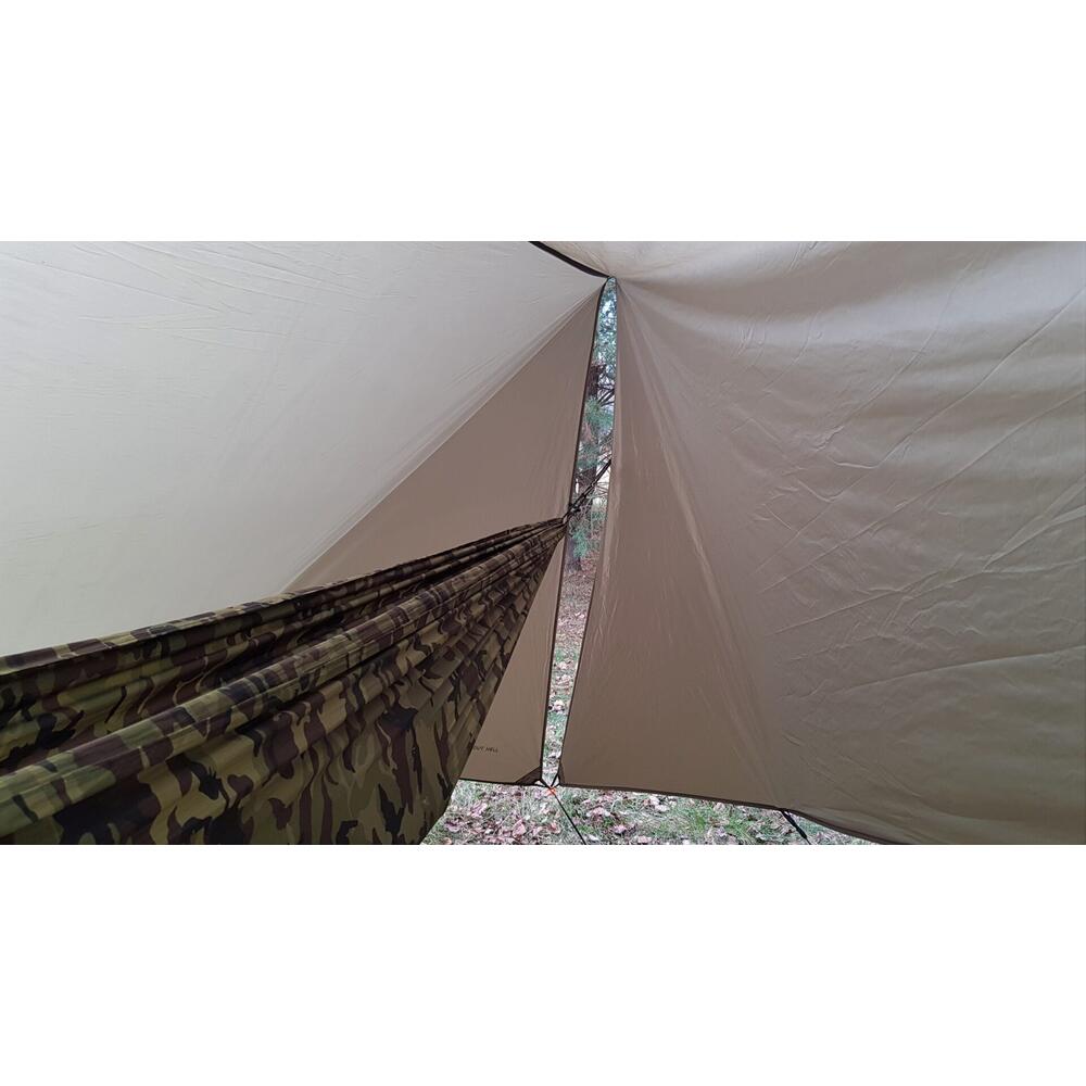 Bushmen Ultralight Tarp 4x3 Dark Olive
