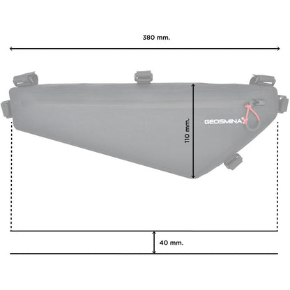 Geosmina Small Frame Bag Gravel